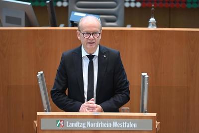 98. Sitzung des Landtags Nordrhein-Westfalen-stock-foto