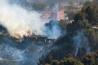 WFIRE-FRANCE/ fire in Marseille's northern districts on July 8, 2025-stock-foto