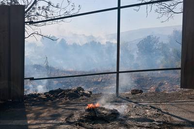 WFIRE-FRANCE/ fire in Marseille's northern districts on July 8, 2025-stock-foto