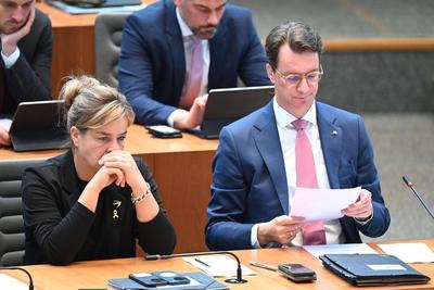 98. Sitzung des Landtags Nordrhein-Westfalen-stock-foto