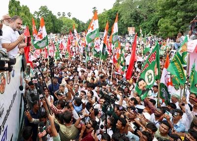 Bihar Bandh Called By INDIA Alliance Against Voter Intensive Revision-stock-foto