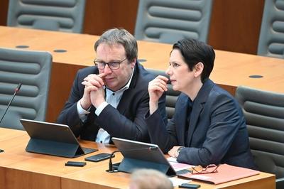98. Sitzung des Landtags Nordrhein-Westfalen-stock-foto