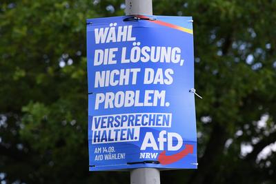 Wahlplakate - Kommunalwahlen 2025 NRW-stock-foto