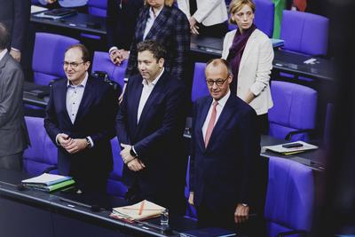 Generaldebatte zum Haushalt 2025 im Deutschen Bundestag-stock-foto