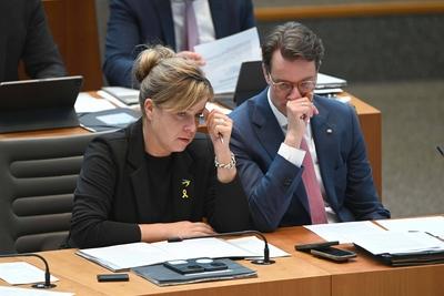 98. Sitzung des Landtags Nordrhein-Westfalen-stock-foto