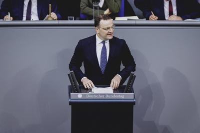 Generaldebatte zum Haushalt 2025 im Deutschen Bundestag-stock-foto