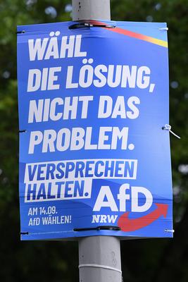 Wahlplakate - Kommunalwahlen 2025 NRW-stock-foto