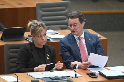 98. Sitzung des Landtags Nordrhein-Westfalen-stock-foto