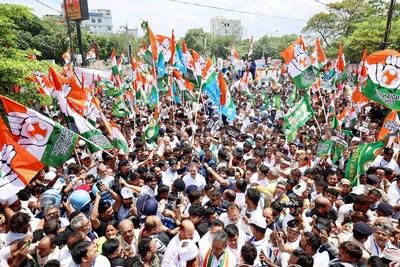 Bihar Bandh Called By INDIA Alliance Against Voter Intensive Revision-stock-foto