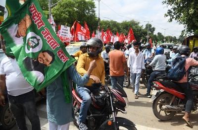 Bihar Bandh Called By INDIA Alliance Against Voter Intensive Revision-stock-foto