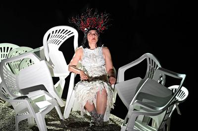 NIBELUNGEN FESTSPIELE.-stock-foto