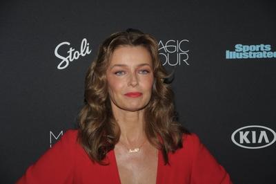 NEW YORK NY FEBRUARY 14 Paulina Porizkova attend Sports Illustrated Swimsuit 2018 Launch Event at-stock-foto