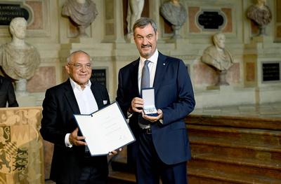 Felix Magath, Markus S?der / Bayerischer Verdienstorden im Antiquarium der Residenz in M?nchen am 9. Juli 2025 *** Felix-stock-foto