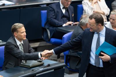 Deutscher Bundestag, 18. Plenarsitzung-stock-foto