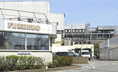 The Ferrero factory in Arlon (Kinder products) ARLON, BELGIUM - APRIL 11 : Salmonella in Kinder products : Ferrero s Arl-stock-photo