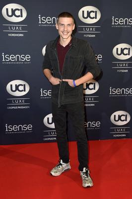 Lennart Borchert beim Photocall anl?sslich der Wiederer?ffnung des UCI Luxe Kino Mercedes Platz mit einem Special-IMAX--stock-foto