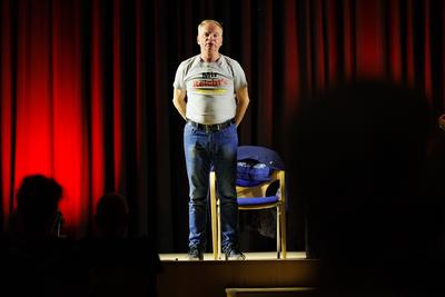 10.07.2025: Uwe Steimle Schauspieler und Kabarettist Uwe Steimle trat im Kulturforum in Pasewalk mit seinem Programm Ges-stock-foto