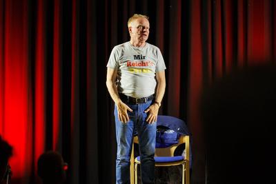 10.07.2025: Uwe Steimle Schauspieler und Kabarettist Uwe Steimle trat im Kulturforum in Pasewalk mit seinem Programm Ges-stock-foto