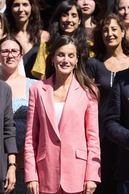 Queen Letizia visits to the facilities of AECID-stock-foto