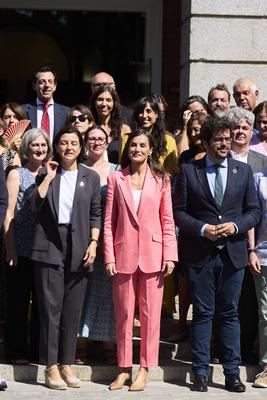 Queen Letizia visits to the facilities of AECID-stock-foto