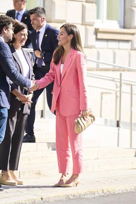 Queen Letizia visits to the facilities of AECID-stock-foto