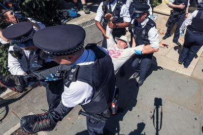 Palestine Actio Proscription Protest-stock-foto