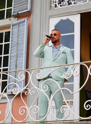 Kollegah Felix Blume Family & Friends Sommerfest - Gastgeber Felix Blume gab sein offiziell letztes Konzert als Rapper K-stock-foto