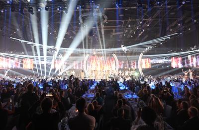 Gala, Publikum, G?ste / Jubil?umsgala 50 Jahre Europa Park / Europa-Park Arena / Rust / 11. Juli 2025 / 50. Geburtstag E-stock-foto