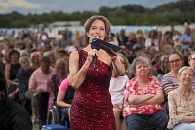 12.07.2025 ? Sommerkonzert der Landesregierung im Luftschiffhangar M?lheim/Essen ? 1.-stock-foto