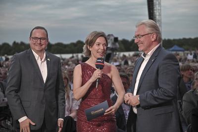 12.07.2025 ? Sommerkonzert der Landesregierung im Luftschiffhangar M?lheim/Essen ? 1.-stock-foto