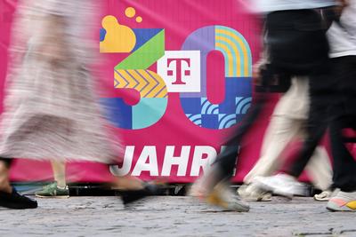 30 Jahre Deutsche Telekom-stock-foto