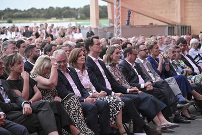 12.07.2025 ? Sommerkonzert der Landesregierung im Luftschiffhangar M?lheim/Essen ? 1.-stock-foto
