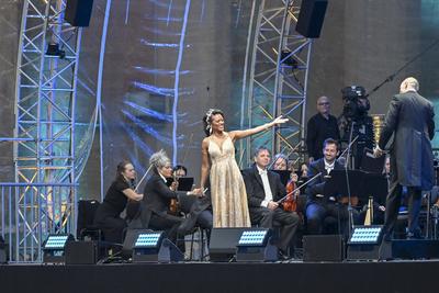 12.07.2025 ? Sommerkonzert der Landesregierung im Luftschiffhangar M?lheim/Essen ? 1.-stock-foto