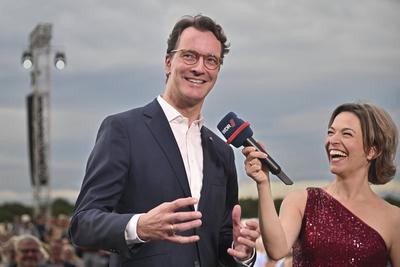 12.07.2025 ? Sommerkonzert der Landesregierung im Luftschiffhangar M?lheim/Essen ? 1.-stock-foto