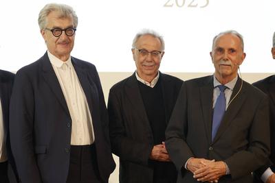 Bekanntgabe der Preistr?ger des internationalen Kunstpreises Praemium Imperiale in Berlin-stock-foto