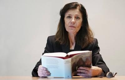 Lesung GER, Berlin,20190131, Lesung mit Ursula Krechel, deutsche Schriftstellerin und Autorin, Roman: Geisterbahn *** R-stock-foto