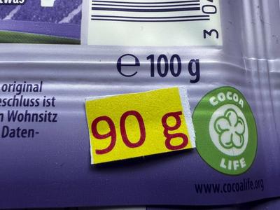 Symbol - Milka Schokolade-stock-foto