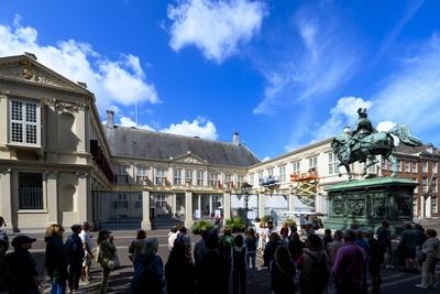 Noordeinde Palace and Royal Stables open to the public, Den Haag, The Netherlands-stock-foto