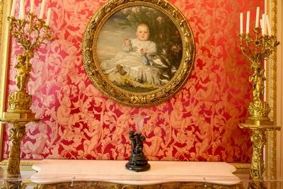 Noordeinde Palace and Royal Stables open to the public, Den Haag, The Netherlands-stock-photo