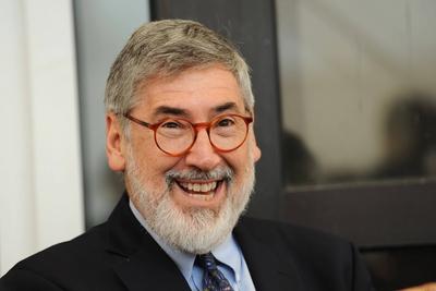 74. Filmfestival Venedig, Italien. President of Venice Virtual Reality - jury John Landis attend the Jury photocall dur-stock-foto