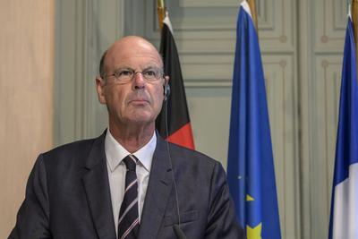 GER, BM Lars Klingbeil und Eric Lombard bei der deutschfranzoesischen Klausur der Finanzminister, 16.07.2025,-stock-foto