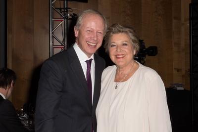 Berlin Im Bild, v.l. Tom Buhrow, Marie-Luise Marjan (dt. Schauspielerin, Mutter - Helga Beimer, Lindenstrasse) , 01.06.-stock-foto