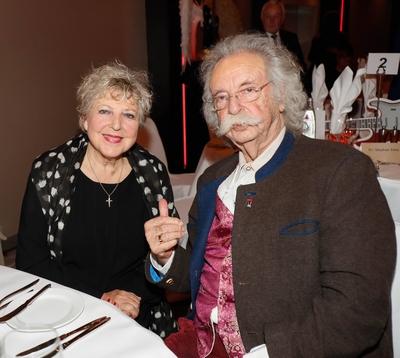 Marie-Luise Marjan, Jean Puetz beim PRE-DINNER im Hotel Marriott Koeln zur Lambertz Monday Night 2019 *** Marie Luise M-stock-photo