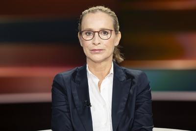 Prof. Frauke Brosius-Gersdorf (Juristin) 07/25 her Prof. Frauke Brosius-Gersdorf am 15. Juli 2025 in Markus Lanz TV Fern-stock-foto