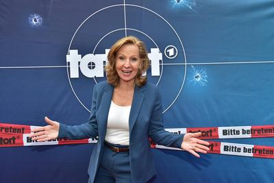 Das M?dchen, das alleine nach Haus geht Patricia Schlesinger Premiere vom RBB Hauptstadtsender, TATORT - das M?dchen, d-stock-photo