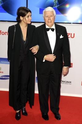 Peter Weck mit Tochter Barbara bei der 50. Verleihung der Goldenen Kamera 2015 der Zeitschrift H?rzu in der Hamburg Mes-stock-foto