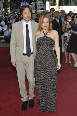 Arrivals - "The X-Files: I Want to Believe"UK  film premiere-stock-foto