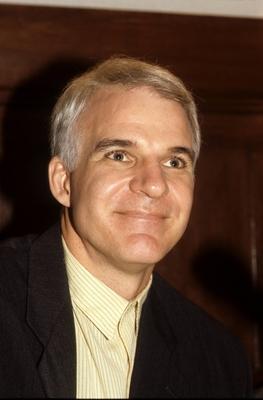 Steve Martin (Schauspieler) 09/87 rag Steve Martin im September 1987 w?hrend einer Presse-Pr?sentation seines Filmes Ro-stock-foto