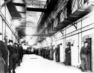 International Military Tribunal (IMT) November 20, 1945 - October 1, 1946 Guards in the prison, where the defendants ar-stock-foto