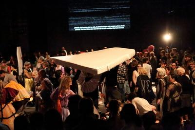 Deutsche Oper Berlin Aufstieg und Fall der Stadt Mahagonny-stock-photo